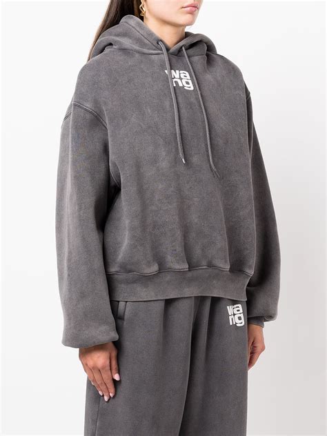 white hoodie alexander wang philip lim raf simmons dior balenciaga|Women's Alexander Wang Sweatshirts & Hoodies .